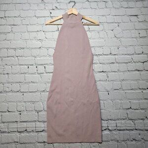 Chrissy Teigen X Revolve Sedona Sweater Dress In Taupe Purple Size S